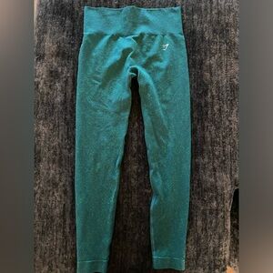 NWOT Gymshark dark teal\ green leggings